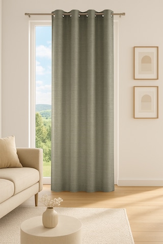Dima Halkalı Fon Perde Kahve Gold 140x250 Kahve