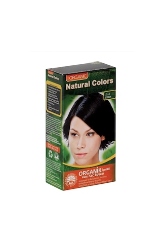 Natural Colors 1n Siyah Organik Saç Boyası