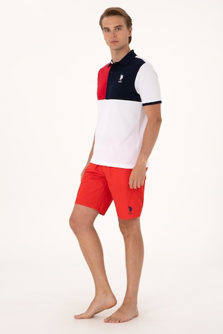 U.s. Polo Assn. Erkek Kırmızı Deniz Şortu 50300031-vr030 Kırmızı