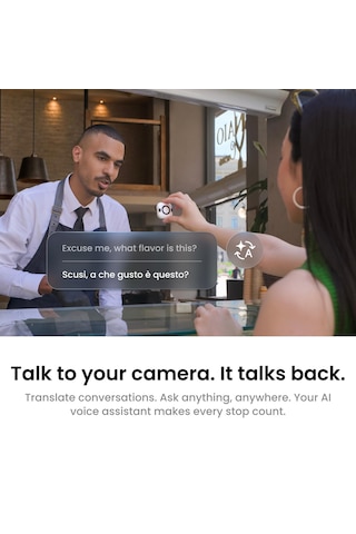 Insta360 Go Ultra Siyah - Küçük 4k Hafif Kamera, Kompakt Eller Serbest Pov Fotoğraf Makinesi Ve Video Kamerası, Vlog, Spor, Bisiklet, Koşu Ve Günlük Kullanım İçin Manyetik Ve Taşınabilir Aksiyon