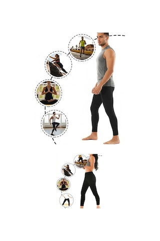 Ulupazarlama Termal Sauna Erkek Unisex Atlet Xxl Neotex Terletme Atleti Çok Renkli