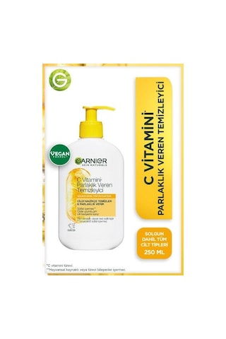 Garnier C Vitamini Parlaklık Veren Temizleyici 250 ML