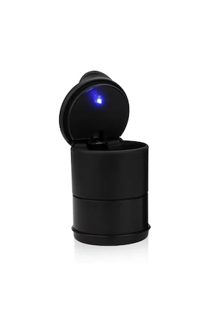Araç İçi Kokusuz Led Işıklı Kapaklı Oto Küllüğü