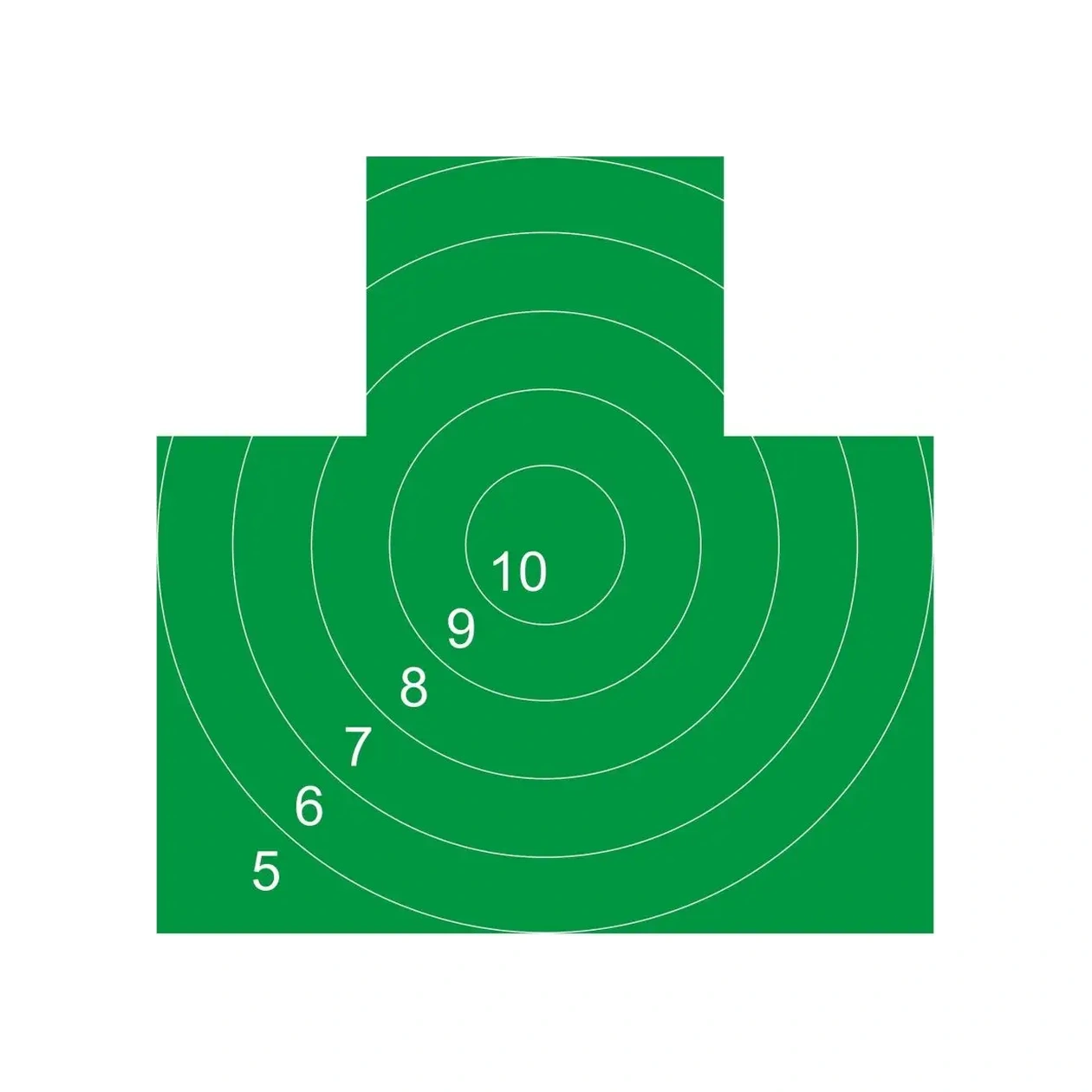Agamı Atış Hedefleri 50 X 50 Cm. 161491911 Yeşil