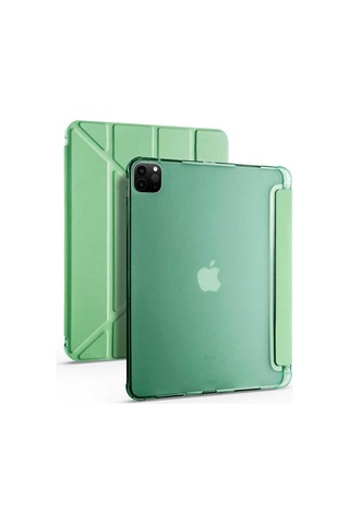 Apple Uyumlu iPad Pro 12.9 2021 Kılıf (5.Nesil) Kalem Bölmeli Smart With