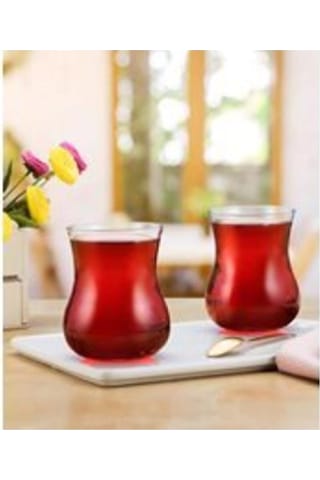 Çay Bardağı Semaver 6'lı 285 Cc Büyük Çay Bardak 42801 - Şeffaf