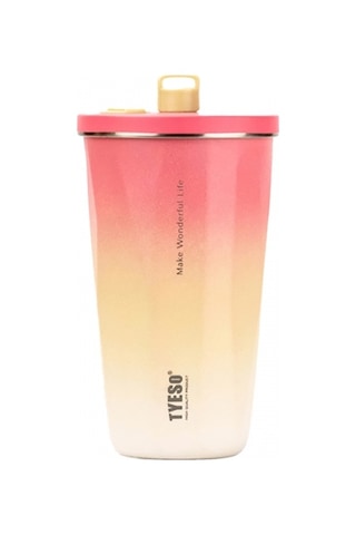 Tyeso Candy Tumbler Vakumlu Paslanmaz Çelik Termos 600 ML - Gri