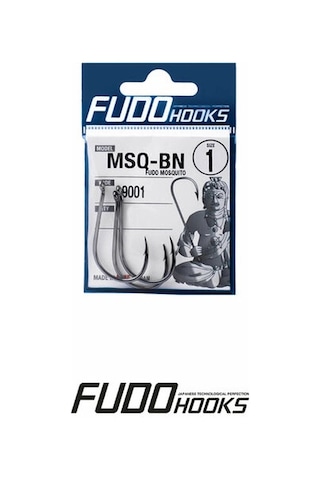 Fudo 9001 Mosquıto 8'li Paket No:1 Black Nıkel Olta İğnesi - Standart