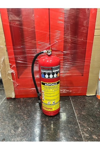 Elit Yangın 6 Kg Foam Köpüklü Yangın Söndürme Tüpü + Hediyeli