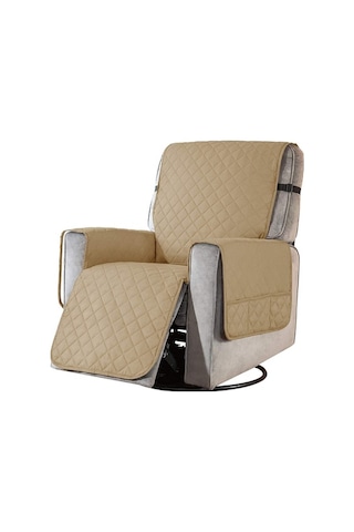 Novahub Recliner Kanepe Kılıfı, Siyah, Kapitone, Kaymaz, 300gsm, S/l, Çocuklar İçin, Pet Köpek Uygun Siyah