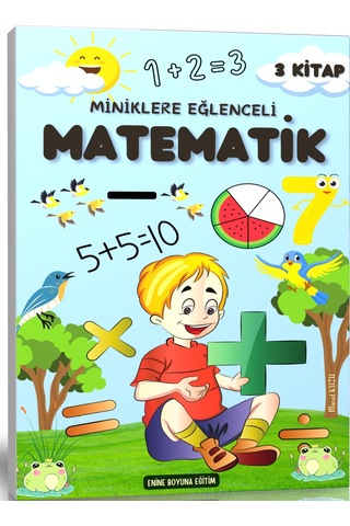 Miniklere Eğlenceli Matematik Kitap Seti 5-8 Yaş İçindir