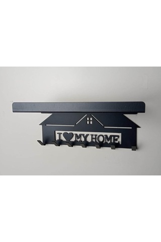 Ardini Anahtar Askılığı My Home Vidalı Mat Siyah Genel