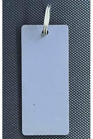 3'lü Kişiselleştirilebilir Antrasit Basic Slim Pleksi Otel Bungalov Apart Yurt Tesis İsimli Oda Numaralı Anahtarlık Siyah