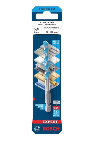 Bosch Expert Hex-9 5,5 X 100 Mm Çok Amaçlı Matkap Ucu 2608902254
