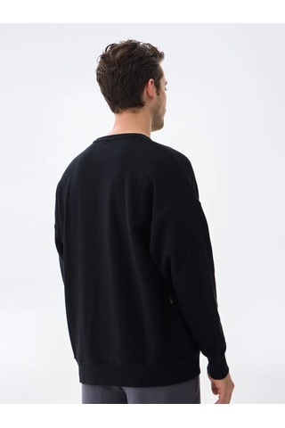 Isaora Performance Cotton Erkek Black Sweat Isr8113-0 Siyah