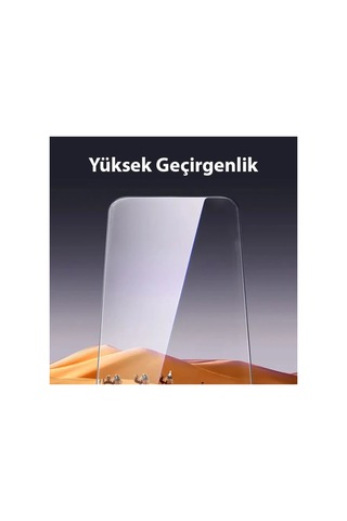 Schott Apple Uyumlu iPhone 15 Pro Max Hd Tempered Full Koruma Cam Ekran Koruyucu- 5775 - Hs08374324-3461 Şeffaf 2 Şeffaf 2