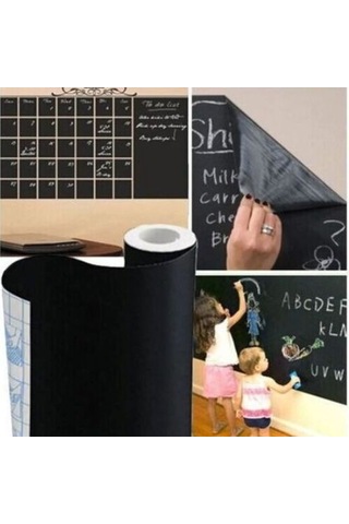 Büro Ev Ofis Çalışması İçin Yazılır Kara Tahta Tipi Duvar Yapışır Sticker Diğer