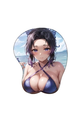 Nezuko Shinobu Mitsuri Tanjirou 3d Silikon Mousepad Iblis Avcısı Bilek Desteği Mouse Pad Anime Oyunu Seksi 3d Bilek Dinlenme Fare Mat Mavi
