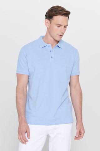 AC&Co / Altınyıldız Classics Altinyildiz Classics Erkek Açık Mavi Slim Fit Dar Kesim Polo Yaka %100 Pamuk Tişört 4A4820200001amvXL Açık Mavi - Mavi