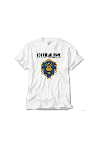 World Of Warcraft Alliance Beyaz Tişört