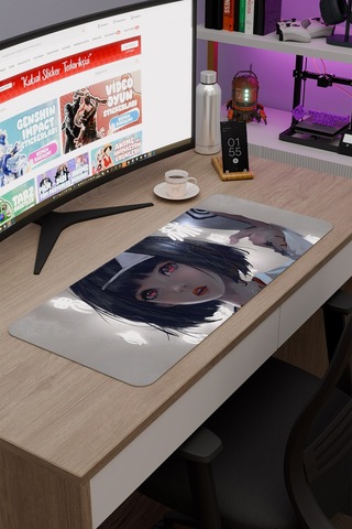 Noragami Kaymaz Dikişli Kauçuk Oyuncu Mousepad V1 - 70x30 Xl Gaming Mouse Pad Fare Altlığı