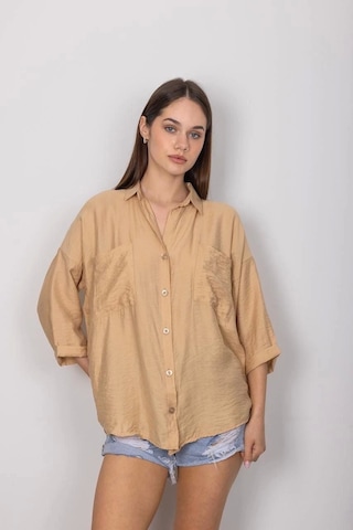 Cepli Salaş Gömlek T1010 Vizon