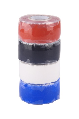 Geeroyoo Kırmızı Silikon Kauçuk Kendine Yapışkan Band: 25mmx3m, Su Geçirmez, Yüksek Isı Dayanıklı -50 C/+260 C , Elektrikli Bağlantılar, Araç, Gemi Tamiri İçin