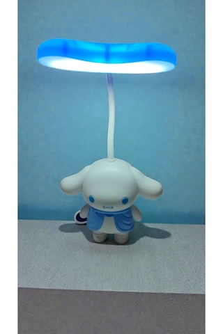 Cinnamoroll Çocuk Odasına Uygun Masa Ve Gece Lambası Boyut:20cm Çok Renkli