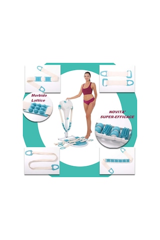 Vibromassager, Variolux, Titreşim Plakası, 12 Hız, 4 Yenilikçi Selülit Önleyici Bant, Sessiz Motor