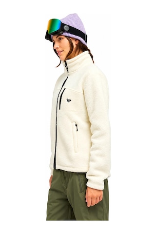 Roxy Alabama Full Zip Solid Kadın Polar-erjft05100 Kırık Beyaz
