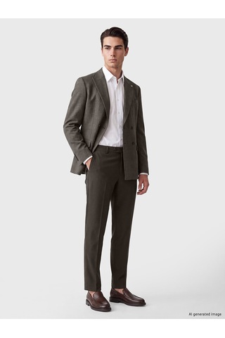Lcw Busıness Kahverengi Regular Fit Erkek Blazer Ceket