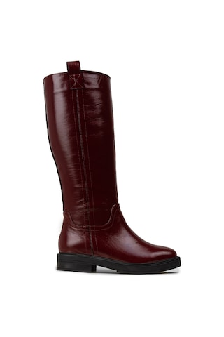 Deery Kadın Hakiki Rugan Bordo Çizme - M2135zbrdc01 Bordo