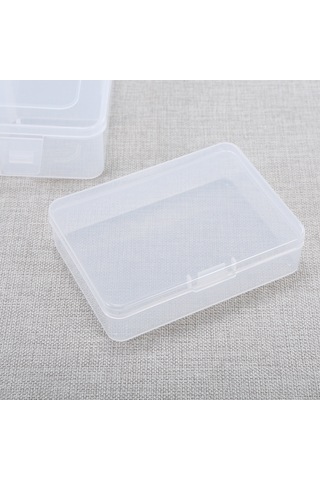 Yuntech01 Pp Malzeme Şeffaf Dikdörtgen Kapaklı Depolama Kutusu - Hafif, Dayanıklı Ve Toz Proof Parça Kutusu Diğer