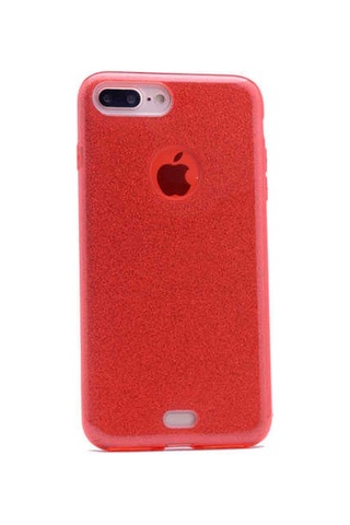 Apple Uyumlu iPhone 8 Plus Kılıf Zore Shining Silikon Mavi