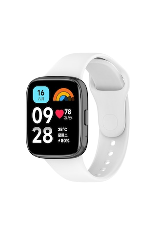 Redmi Mi Watch 3 / 3 Active İle Uyumlu Silikon Kordon