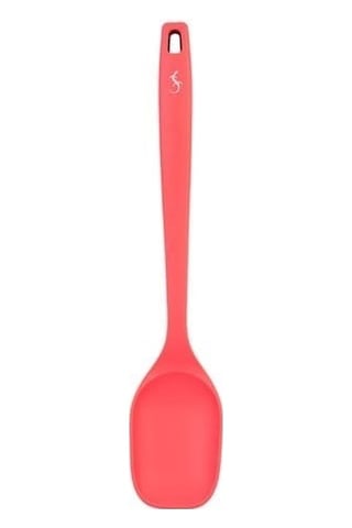 Lurch - Platin Silikon Servis Kaşığı 33,5 Cm Somon - Yanmaz, Yapışmaz, Bükülmez, Çizmez, Tat Ve Koku Bırakmaz - 240074