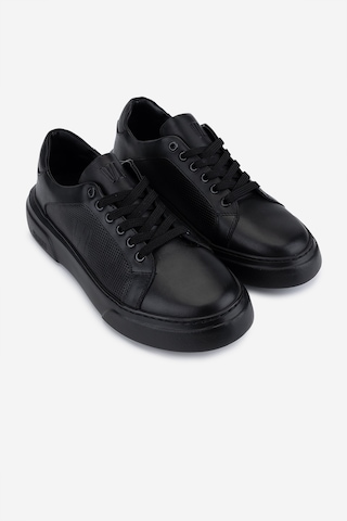 Valmenti Erkek Hakiki Deri Siyah Sneakers & Spor Ayakkabı 1163 2027 Erk Ayk Sk25-26 Sıyah Dr Siyah