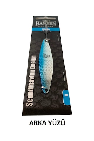 Hansen Sd Pilgrim 8.9cm 28gr Silver/blue Lüfer-levrek Kaşık