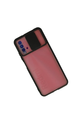 9t Kılıf Palm Buzlu Kamera Sürgülü Silikon - Siyah