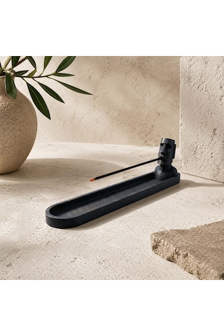 Fibrika Store Mystic Guard V2: Modern Antik Formlu Dekoratif Tütsülük Siyah