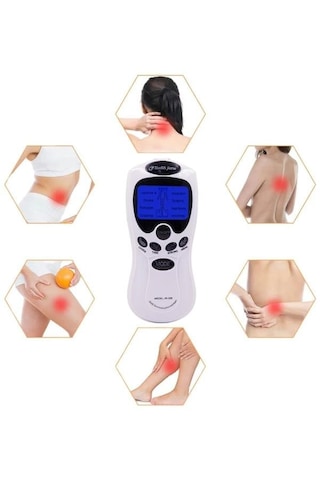 Dijital Portatif 4 Pedli Pilli Usb Girişli Tens Ems Masaj Cihazı