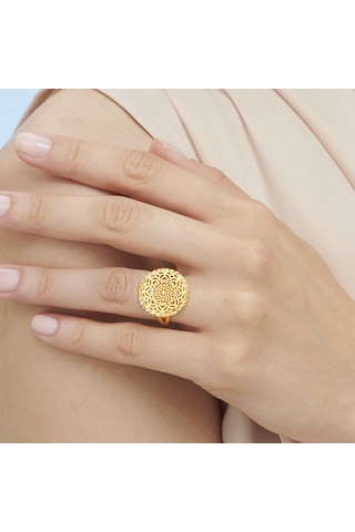 Altınbaş 22 Ayar Altınbaş Mandala Yüzük Yzman03-25693 Çok Renkli