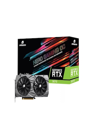 Nvidia Gamebooster Geforce Rtx 3070 Hero Gaming Oc 8gb Gddr6 256 Bit Ekran Kartı