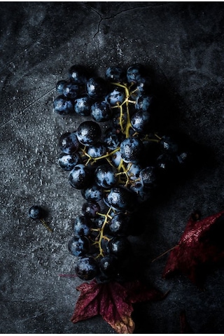 Doğaşık Siyah Merlott Üzümü Fidanı 1-2 Yaş Arası Tüplü