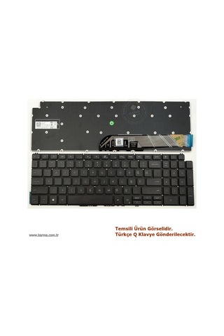 Dell İnspiron 5590 P88f Notebook Klavyesi, Laptop Tuş Takımı - Siyah Tr - / Kl0731