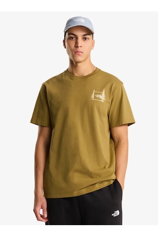 The North Face Nf0a8gqm-2el Camping Relaxed Short Sleeve Tee Erkek T-shirt Yeşil