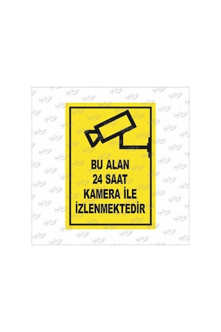 Kamera Ikaz Uyarı Tabelası