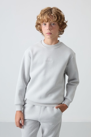 Tommy Life Taş Pamuklu Kalın İçi Tüylü Yumuşak Dokulu Standart Fit Nakışlı Erkek Çocuk Eşofman Takım - 11249 Taş Rengi Taş