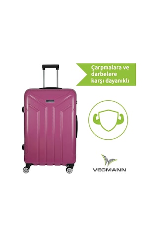 Vegmann Vela Violet 2'li Valiz Seti Orta Boy ,kabin Boy Çok Renkli
