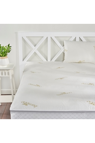 Linens Bambu S.Geçirmez 200X200 CM Yatak Alezi Beyaz